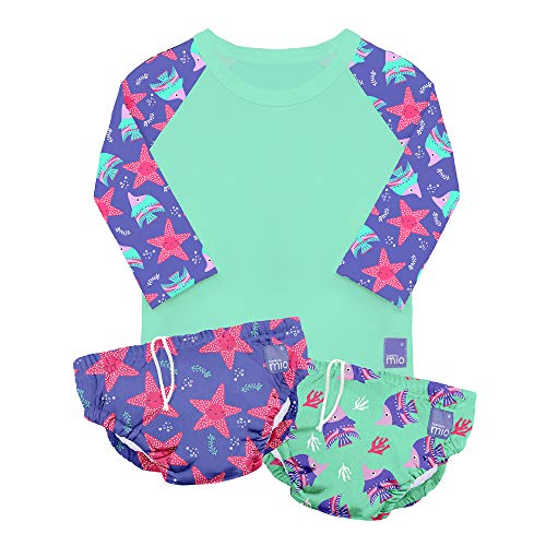 Bambino Mio SWSETL VIO - Set de natación, violeta, grande (1-2 años), unisex