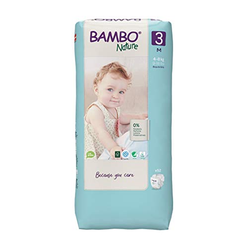 Bambo Nature Premium Eco Pañales Midi, tamaño 3, 1,48 kg