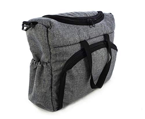 Bolso Para silla de paseo organizador Bolsa para pañales Gray gris [059]