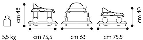 Brevi 551-345 Giocagiro 3 In 1 multicolor