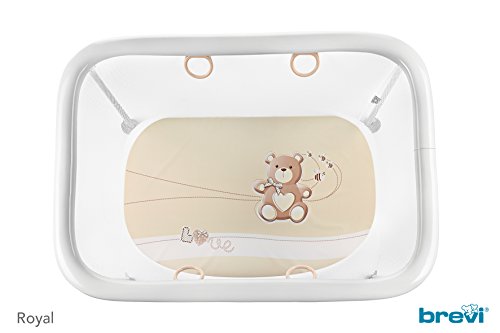 Brevi Box Royal 584 - Parque para bebés, Multicolor