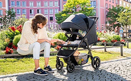 Britax Römer Cochecito de Bebe 3 en 1 Nacimiento - 4 años, hasta 22kg, B-AGILE M, Navy Ink