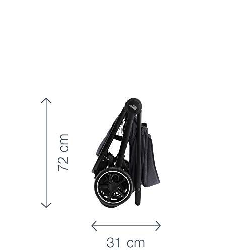 Britax Römer Cochecito de Bebe 3 en 1 Nacimiento - 4 años, hasta 22kg, B-AGILE M, Navy Ink