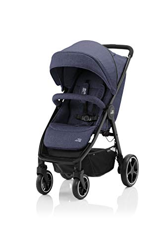 Britax Römer Cochecito de Bebe 3 en 1 Nacimiento - 4 años, hasta 22kg, B-AGILE M, Navy Ink