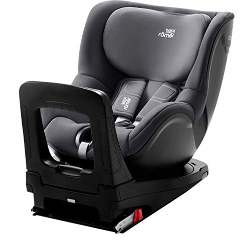 Britax Römer Silla de coche 3 meses - 4 años, hasta 18 kg, DUALFIX Z-LINE, i-SIZE ISOFIX, Grupo 0+/1, Storm Grey