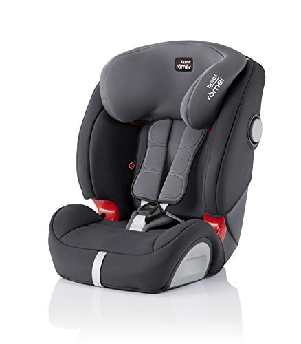 Britax Römer Silla de coche 9 meses - 12 años, 9 - 36 kg, EVOLVA 1-2-3 SL SICT, ISOFIX, Grupo 1/2/3, Storm Grey