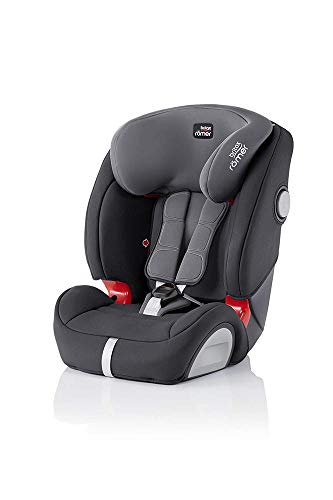 Britax Römer Silla de coche 9 meses - 12 años, 9 - 36 kg, EVOLVA 1-2-3 SL SICT, ISOFIX, Grupo 1/2/3, Storm Grey