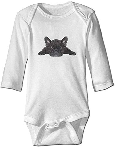 Bulldog francés niños niñas personalizado boutique bebé mono mono