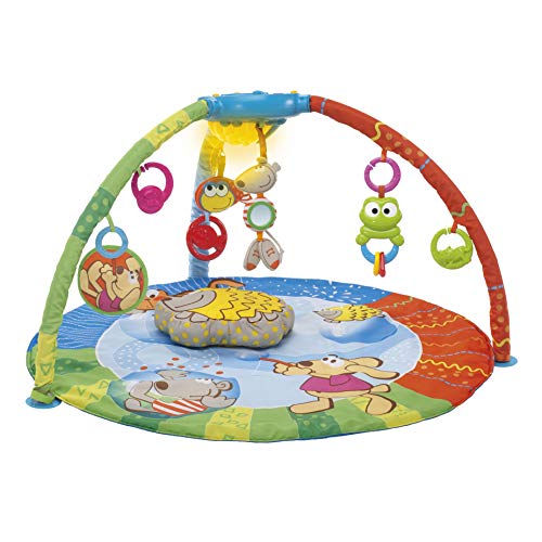 Chicco- Big & Small Bubble Gym Alfombra Electrónica, Multicolor (00069028000000)