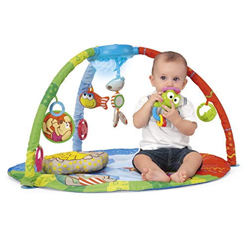 Chicco- Big & Small Bubble Gym Alfombra Electrónica, Multicolor (00069028000000)