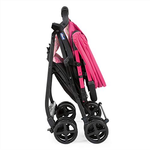 Chicco Ohlala 2 - Silla de paseo ultra ligera y compacta, fácil conducción, solo pesa 3,8 kg, color rosa cisnes (Pink Swan)