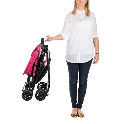 Chicco Ohlala 2 - Silla de paseo ultra ligera y compacta, fácil conducción, solo pesa 3,8 kg, color rosa cisnes (Pink Swan)