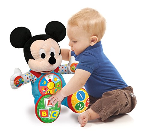 Clementoni- Disney Peluche Interactivo Mickey Mi Mejor Amigo (55132.3)