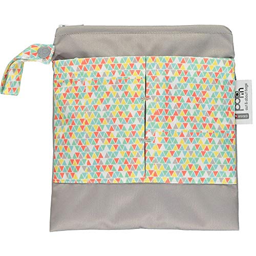 Close Pop-in Pañales Lavables de Tela- 10 Pcs Pañales Lavables de Viscosa de Bambú para Bebé, Pañales Ajustable y Reutilizable para Bebés con Bolsas de Almacenamiento,colores pastel