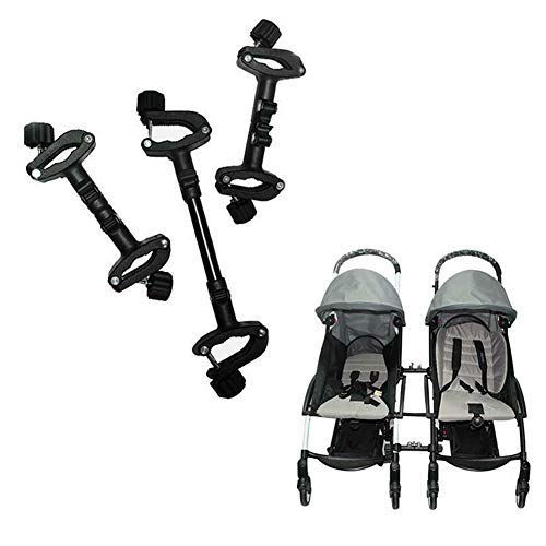 Conector para cochecito Conector 3pcs Accesorios para la articulación Cochecito gemelo de liberación rápida Sillón de paseo Fácil uso Acoplador ajustable Seguridad Gancho Gancho Universal portátil