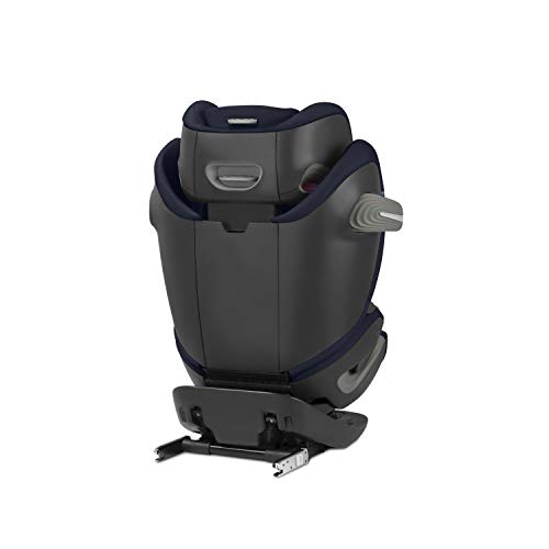 CYBEX Gold Silla de coche 2 en 1 para niños Pallas S-Fix, Para coches con y sin Isofix, Grupo 1/2/3 (9-36 kg), Desde los 9 meses hasta los 12 años aproximativamente, Granite Black