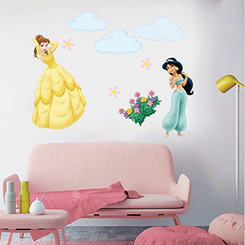 decalmile Princesa Pegatinas de Pared Vinilos Decorativos Habitacion Niña Infantiles Niños Bebés Dormitorios Salón