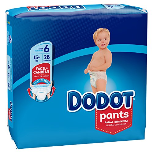 Dodot Pants Pañal-Braguita Talla 6, 84 Pañales, Fácil De Cambiar Con Canales De Aire, 15+kg