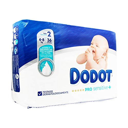 DODOT PRO SENSITIVE TALLA 2 4-8KG 36U