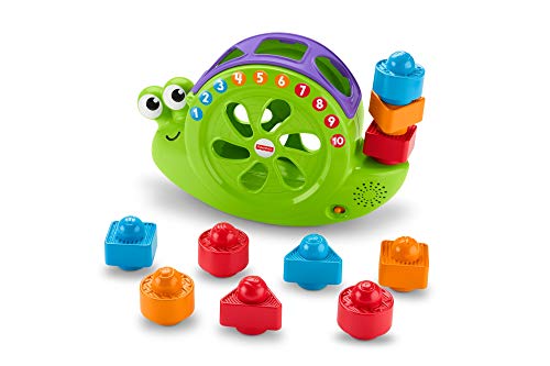 Fisher-Price Caracol formas y canciones, juguete para bebé +6 meses (Mattel FRB96) , color/modelo surtido