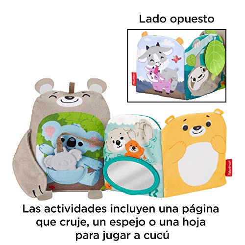 Fisher-Price Libro de actividades juguete para bebé (Mattel GJD37)