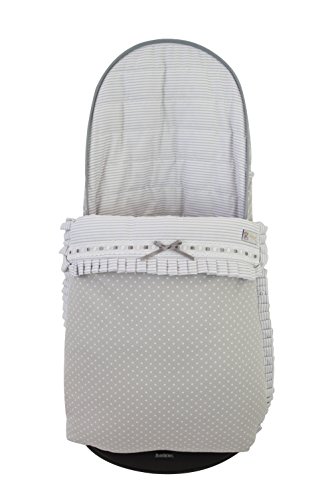 Funda y saco para hamaca babybjörn balance soft (sustituye tapicería original). Verona gris