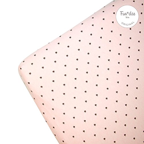 Fundas Bcn ® - F11/4597 - Funda Cambiador Bebé 70x50 Centímetros - De Algodón – Suave, Elástica Y Adaptable - Color LITTLE FUN PEACH -