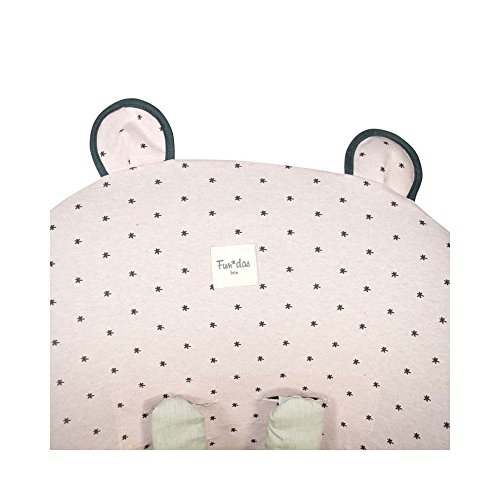 Fundas BCN® F130/4597 - Funda Stokke Tripp Trapp Newborn Set, de Algodón - Estampado Little Fun Peach