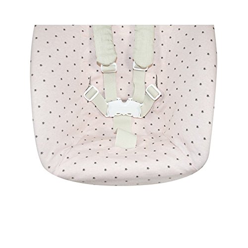 Fundas BCN® F130/4597 - Funda Stokke Tripp Trapp Newborn Set, de Algodón - Estampado Little Fun Peach