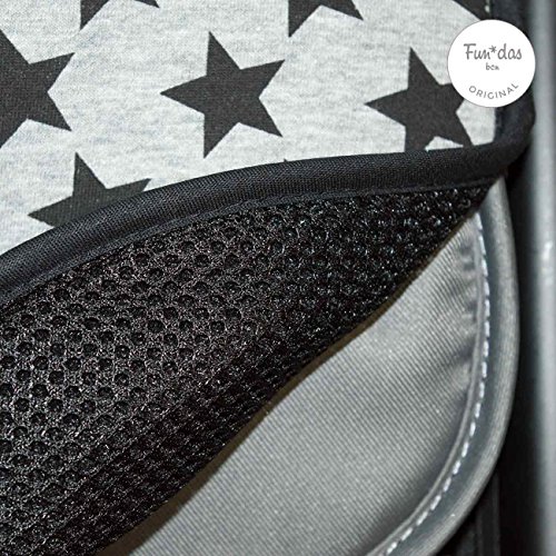 Fundas BCN ® - F160/9399 - Colchoneta Para Silla de Paseo BabyJogger ® Citymini Zip ® - Fun Black Star