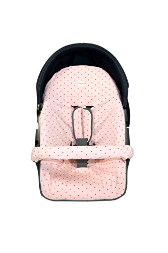 Fundas BCN ® - F35/4597 - Funda para silla de paseo Stokke Xplory, Crusi o Trailz ® - Little Fun Peach