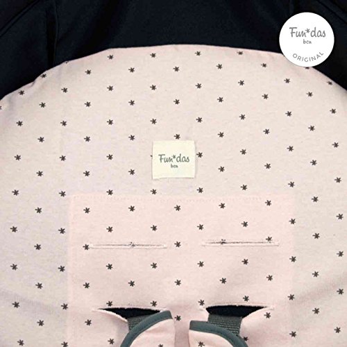 Fundas BCN ® - F35/4597 - Funda para silla de paseo Stokke Xplory, Crusi o Trailz ® - Little Fun Peach