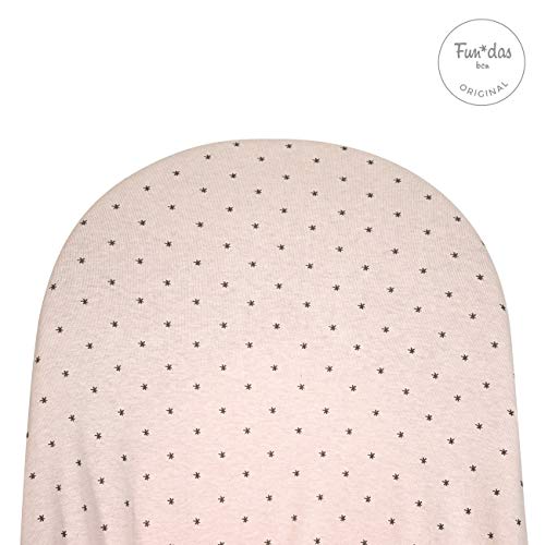 Fundas BCN® - Funda completa para Hamaca BabyBjörn ® Soft y Bliss - Apta para Todos los Modelos - Funda de hamaca bebés - Estampado Little Fun Peach