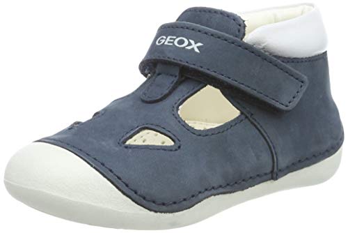 Geox B Tutim a, Zapatillas para Bebés, Navy/White C4211, 18 EU