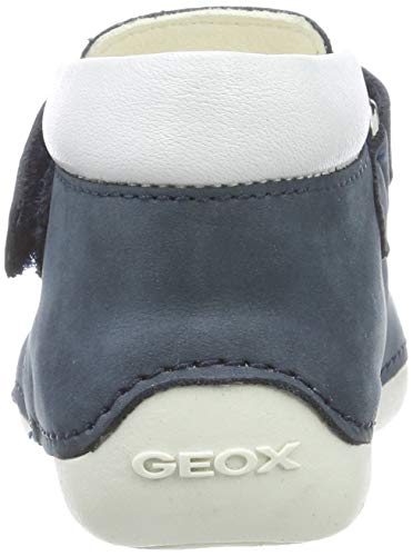 Geox B Tutim a, Zapatillas para Bebés, Navy/White C4211, 18 EU