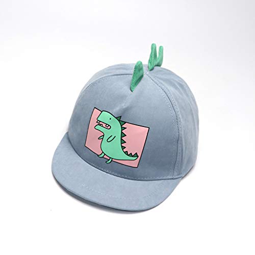 Gorra de Beisbol para bebé, Bebes niña niño Sombrero de protección Solar Gorro de Recien Nacido Verano Gorra Divertidos Animal Gorra Pescador Azul Claro 1-4 años