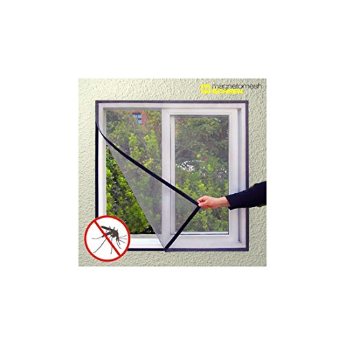 Hasëndad IG107453 Mosquitera para ventana, Negro, 100 x 120 cm