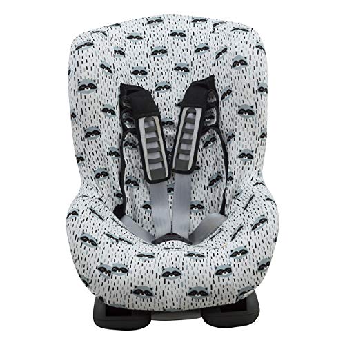 JANABEBE Funda Universal para Silla de Coche Grupo 1-2-3 Raccoon