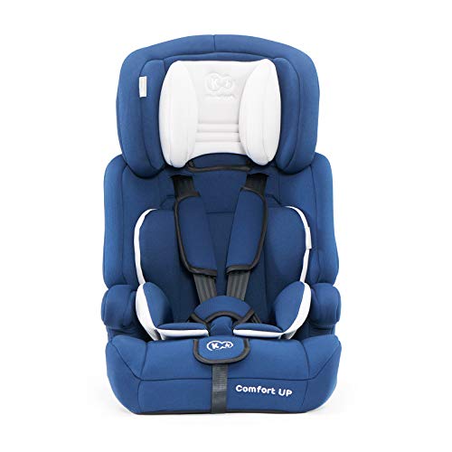 Kinderkraft Silla de Coche Ajustable COMFORT UP, Grupo 1/2/3, 9-36 kg, Azul