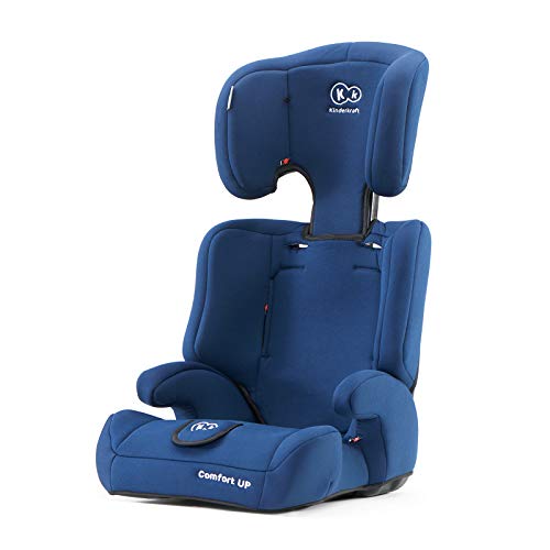 Kinderkraft Silla de Coche Ajustable COMFORT UP, Grupo 1/2/3, 9-36 kg, Azul