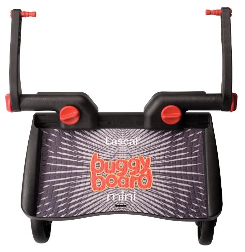 Lascal 2830 - Buggy Board Mini - Tabla con ruedas para carrito, color negro