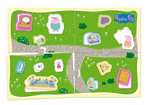 Lisciani Giochi – 77953 Juego para niños Peppa Pig, Casa Educativa