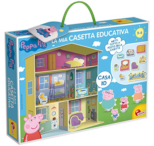 Lisciani Giochi – 77953 Juego para niños Peppa Pig, Casa Educativa