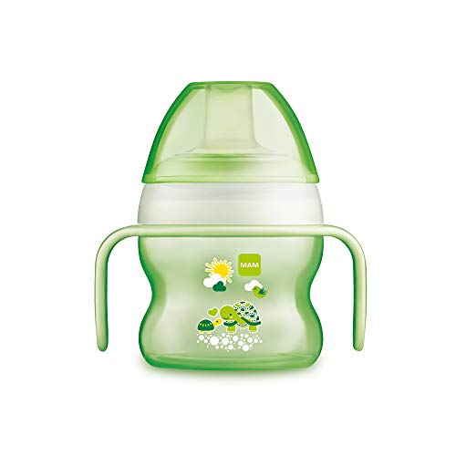 MAM 670183 taza de aprendizaje, por goteo, los niños, 150 ml, verde (grün)