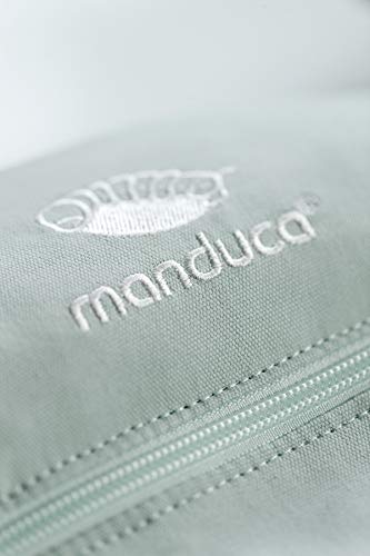 manduca First Baby Carrier > PureCotton < Mochila Portabebe Ergonomica, Algodón Orgánico, Extensión de Espalda Patentada, para Recién Nacidos y Bebés de 3,5 a 20 kg (PureCotton, Mint (verde menta))