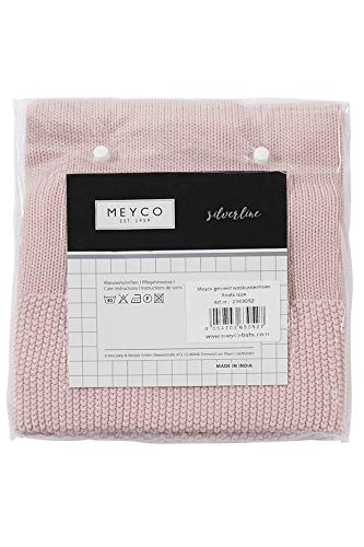 Meyco 2763052a Knots Altrosa - Funda para cambiador (2 piezas, 100% algodón, 45 x 70 cm)