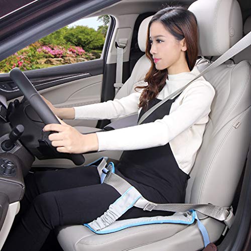 MM456 Cinturón de Seguridad para el Coche, para Mujeres Embarazadas, cinturón de Embarazo, cojín de Seguridad, Protege al bebé y a la Madre, Asiento Acolchado Ajustable y Soft Breathable