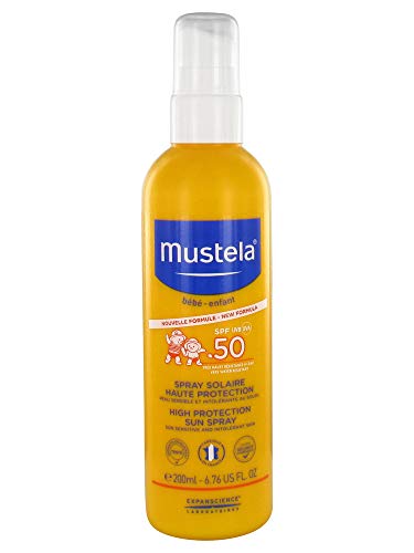 MUSTELA SPRAY SOLAR ALTA PROTECCION 50 + 200 ML NUEVA FORMULA