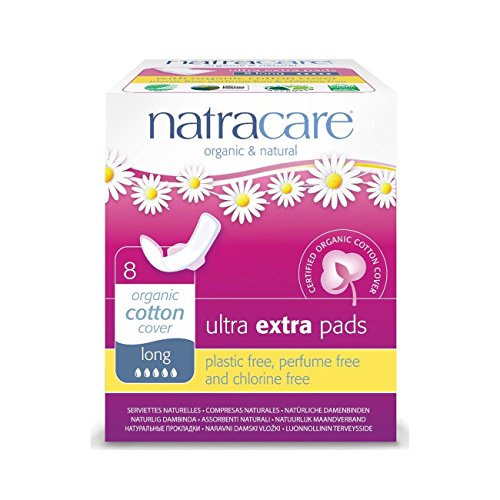 Natracare 540500 - Toallas Ultra con alas largas extra