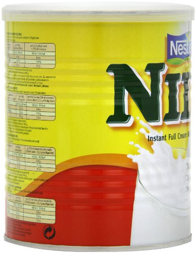 Nestlé nido leche en polvo, 400 g (Pack de 6)